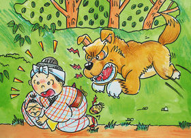 小浜・西津公民館　「忠烈綱女」紙芝居に