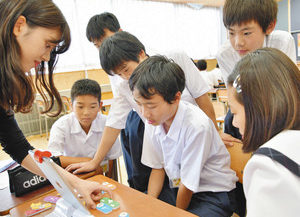 【地域】興味引くSDGs9講座 丸岡南中 生徒環境保全考える