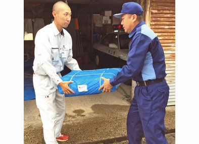 【地域】被災・村上市へ鯖江市が物資　災害時応援協定