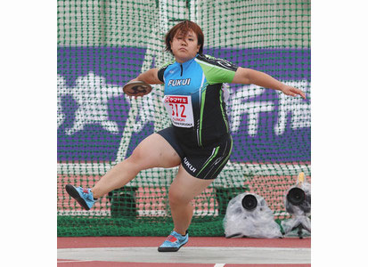 【地域】藤森 女子円盤3位 陸上日本選手権 県勢初の50メートル台