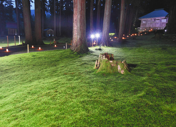 【地域】白山平泉寺　夜の美