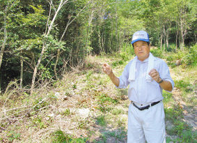 【地域】炭焼きの会　活動広がる　植樹やハーブ園造成