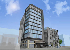 きょうからテナント募集　新繊協ビル　基本設計大枠決定