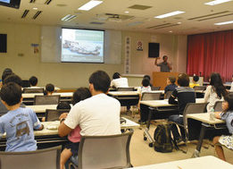 恐竜を通して自然災害学ぶ　福井で防災講演