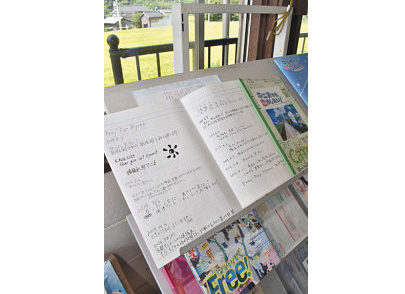 京アニへ、聖地からエール　ＪＲ東美浜駅に「専用ノート」