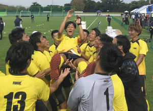 ホッケー成年男子３連覇　茨城国体県勢