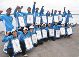 茨城国体県勢　桐明カヌー２冠