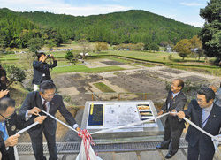 朝倉氏遺跡の観光客好調　はや87万人　17、18年超え