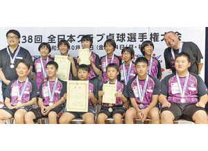 フェニックスク男子　準優勝　小中学生の部