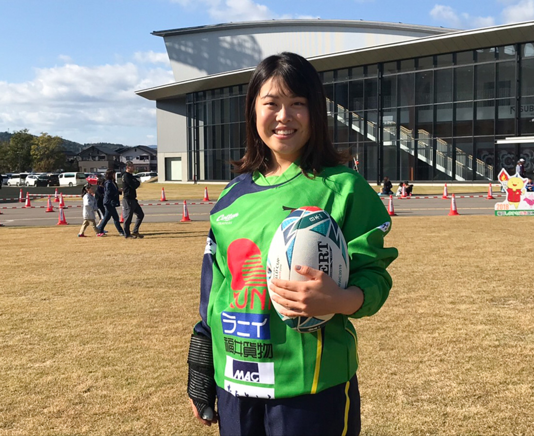 福井でラグビーの魅力を伝えたい！ 「福井女子闘球倶楽部」の”ラガール”石渡汐織さん