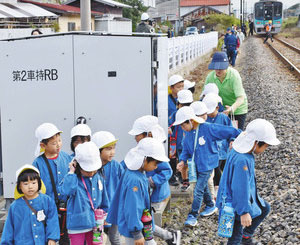 災害に備え忘れずに　「津波だ！高い所へ」