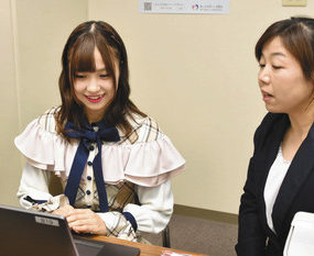 ＡＫＢ橋本さん、福井でハロートレーニングＰＲ