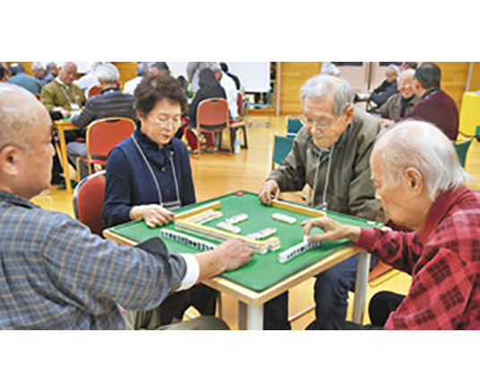 すかっと「ツモ」　健康マージャン楽しむ