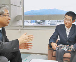 力作の愛車で初の全国舞台