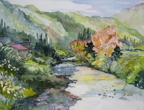 「第５回」木上(きがみ) 紀治(としはる)　水彩画展