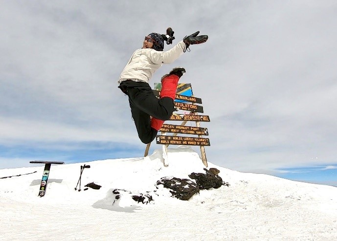 久保唯香 アフリカ最高峰のキリマンジャロに挑戦
