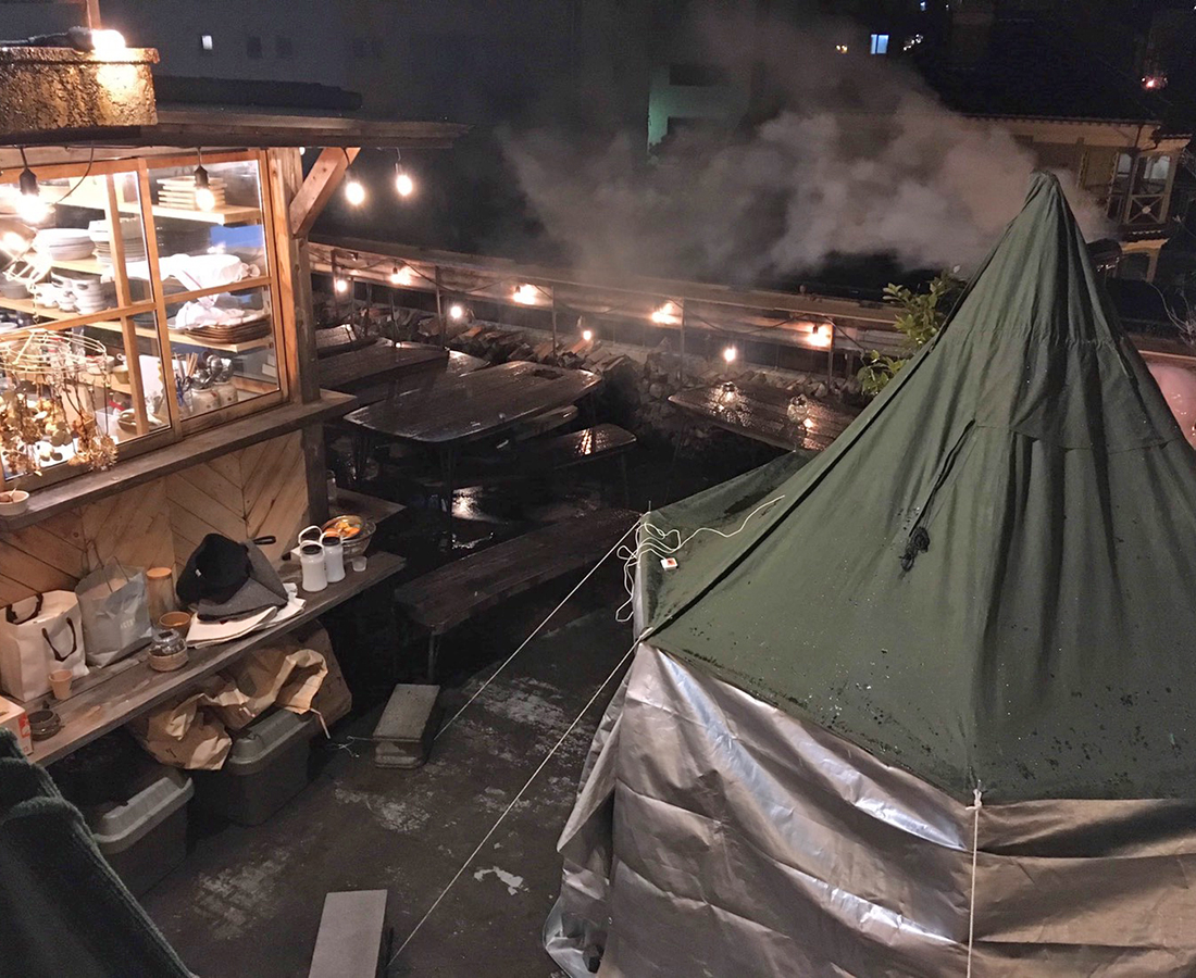 【2/22】今話題のテントサウナがスパイスカレーとコラボ。真冬の福井の屋上で汗を流そう！