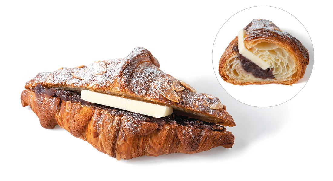 クロワッサンあんバターサンド