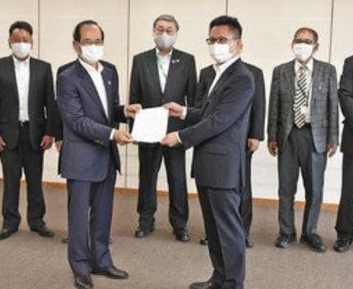 「嶺南の観光業支援を」　地域旅行券発行など盛る　県に要望書
