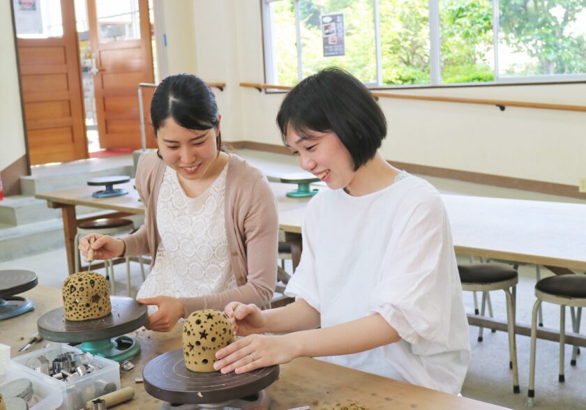 陶あかりを作って、イルミネーションイベントに参加しよう！