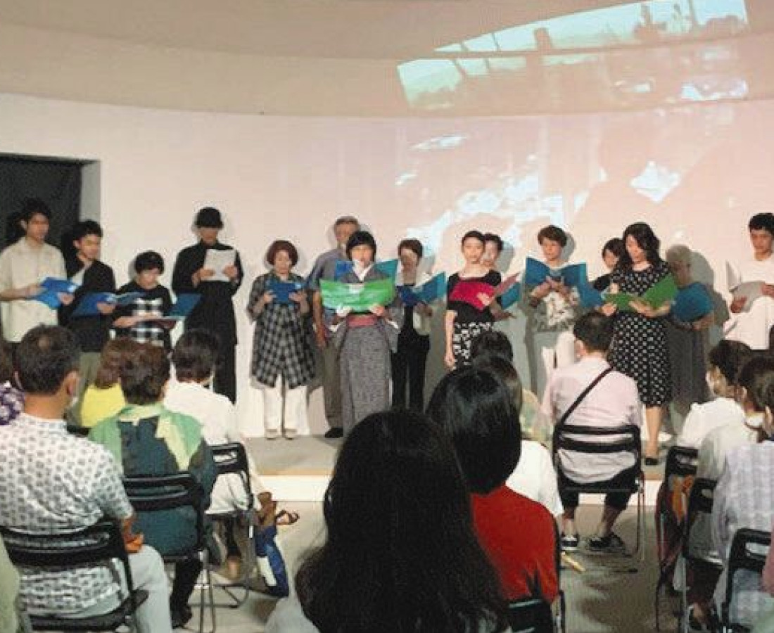 福井空襲７５年　悲惨さ伝える　市美術館で朗読劇