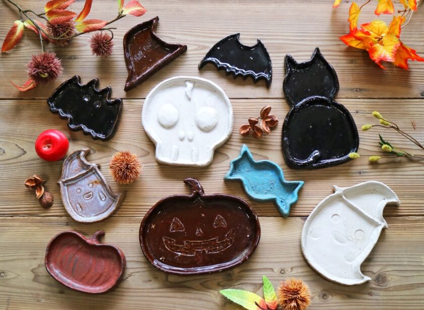 かわいいハロウィーンプレートつくり