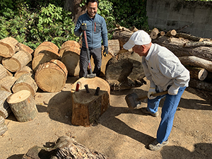 薪割り＆薪ストーブ体験会