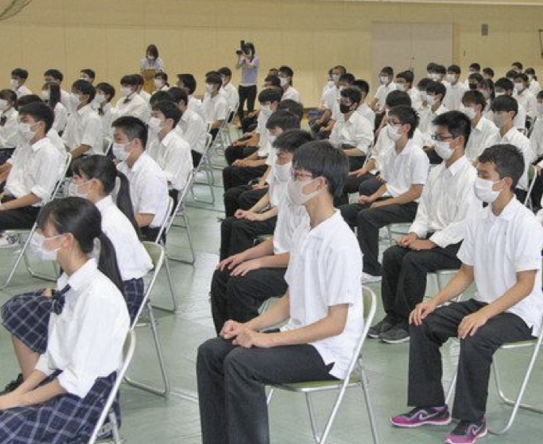 友達に会うの楽しみ　福井高専で新入生祝う会