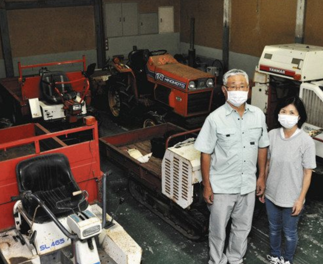 中古農機具をフィリピンに　福井の輸出業「又三郎商店」