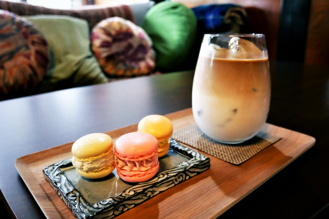  cafe トリco（カフェ トリコ）　「日替わりおやつ」　マカロン