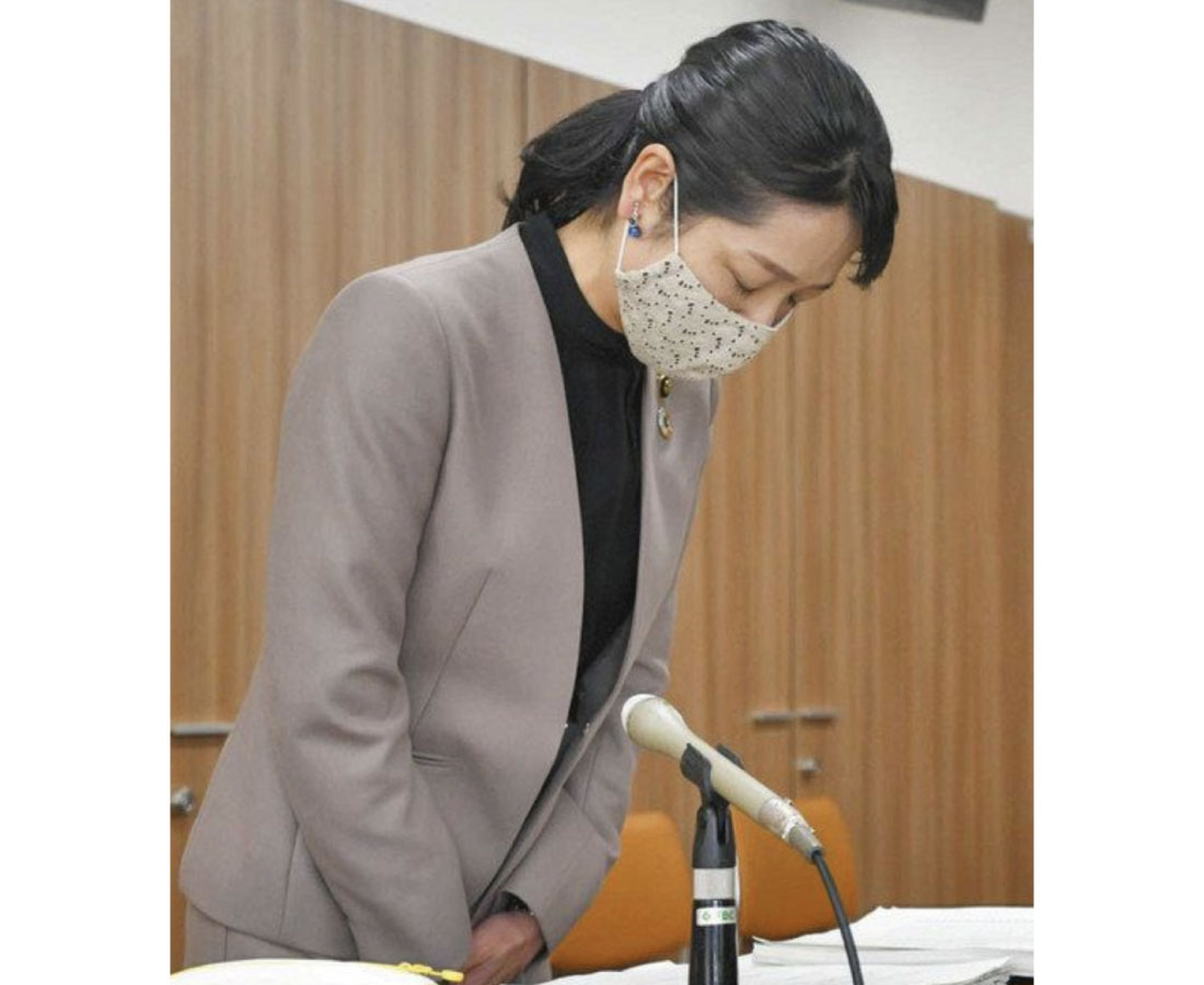 大野市長が謝罪　林道工事で職員収賄逮捕