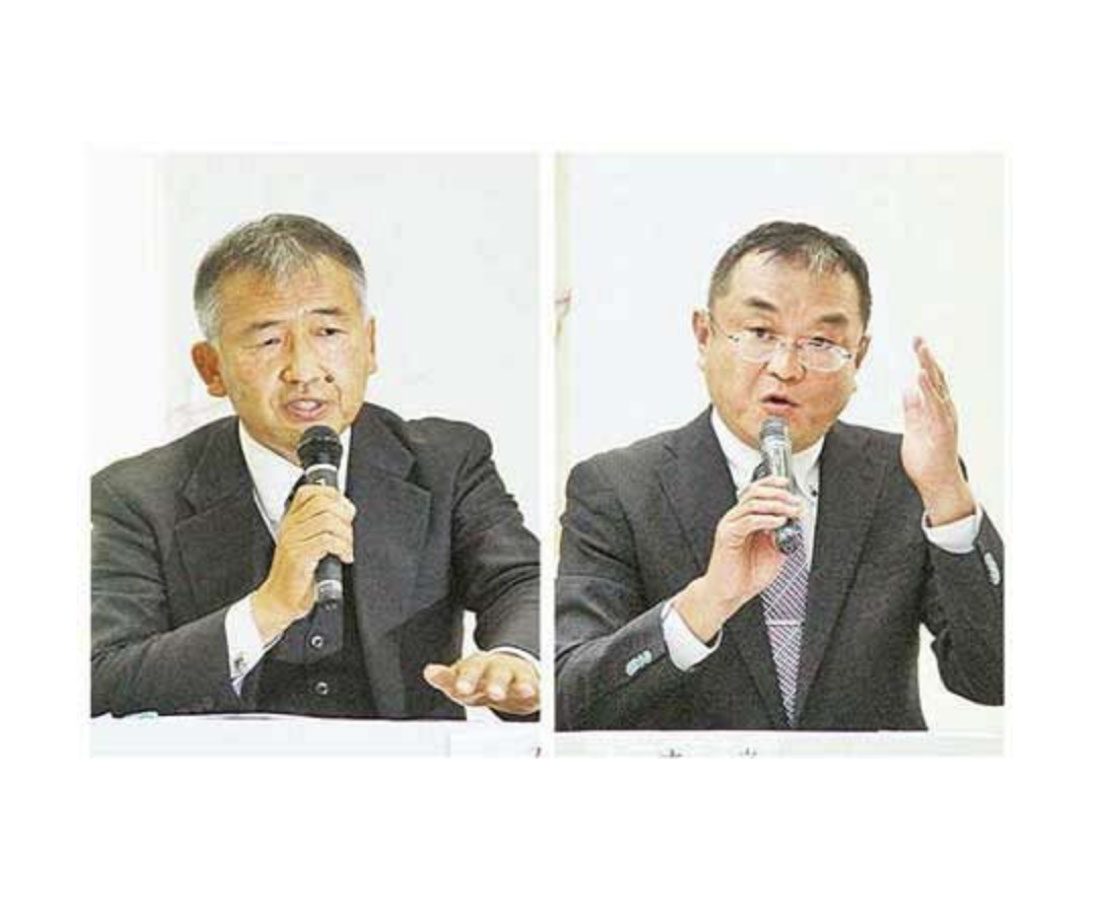 勝山市長選　立候補予定者が討論会