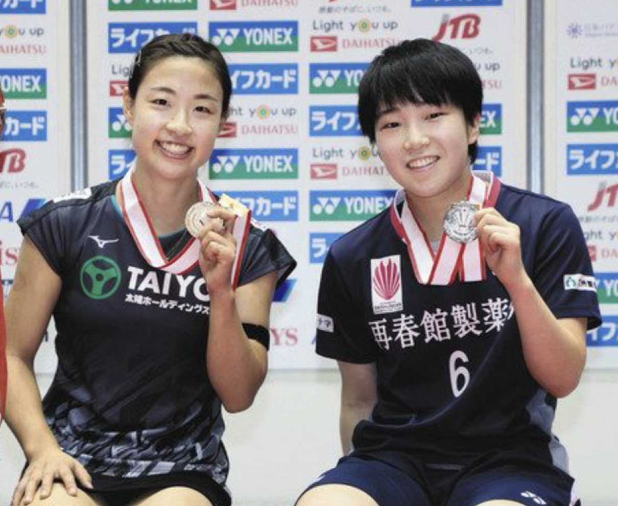 山口準優勝　全日本総合バドミントン