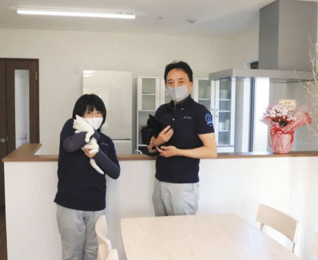 保護猫・犬と暮らす障害者施設　福井「おーるわん」1日開所