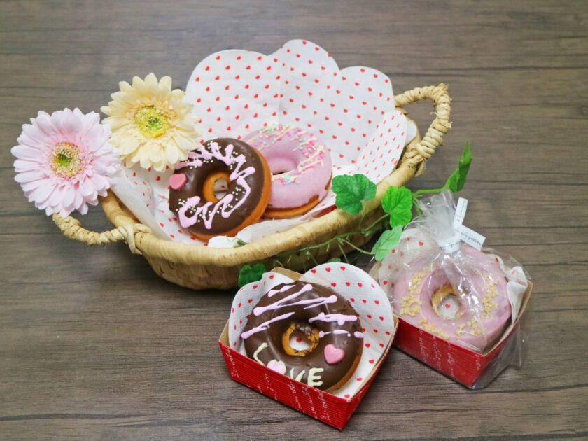 陶芸村の手作りバレンタインDAY【DAY2】焼きドーナツにチョコデコレーション