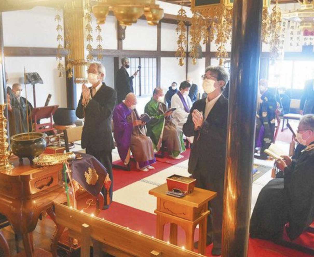 節目の祈り、活動今後も　　ＴＥＲＲＡねっと福井　　県内の超宗派　宗教者ら法要