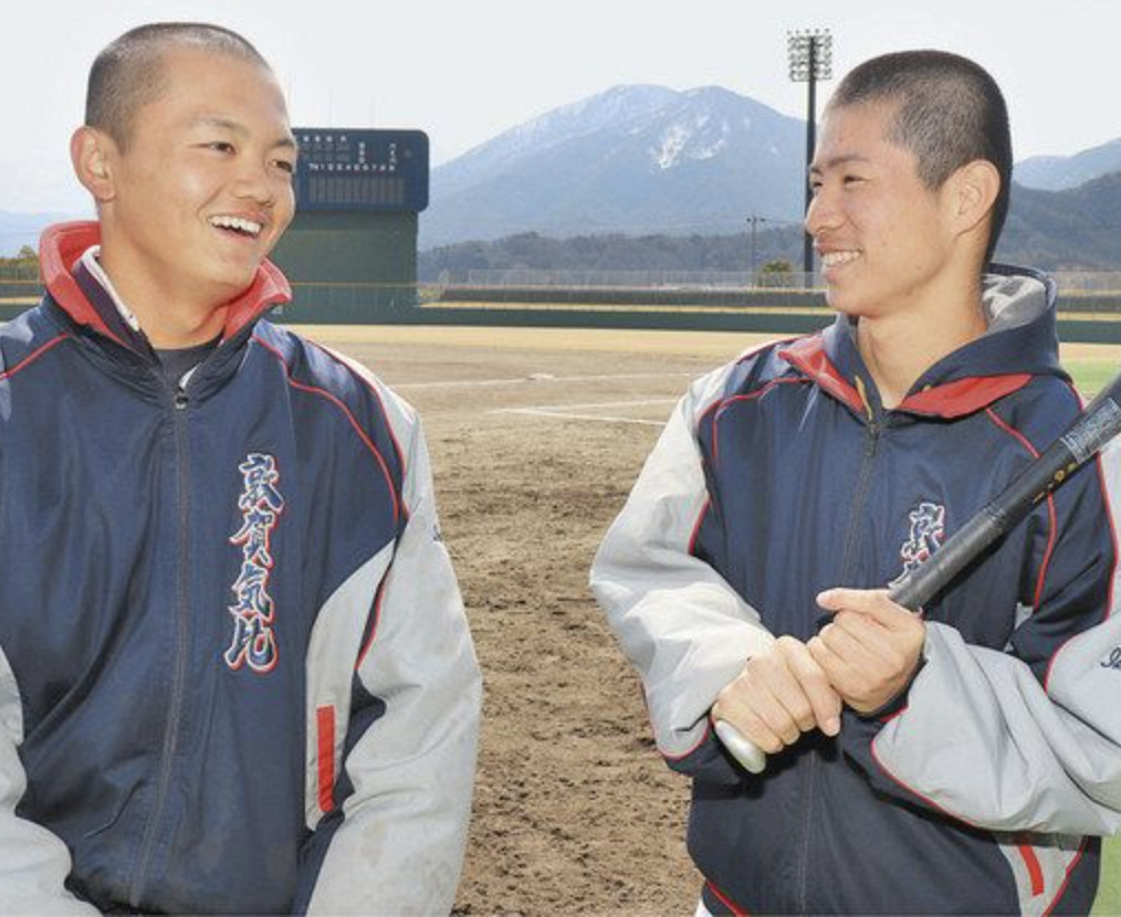 今井選手 勝負強い打撃オールスター福井ヤング出身  池淵選手 俊足５０メートル６秒 鯖江ボーイズ出身