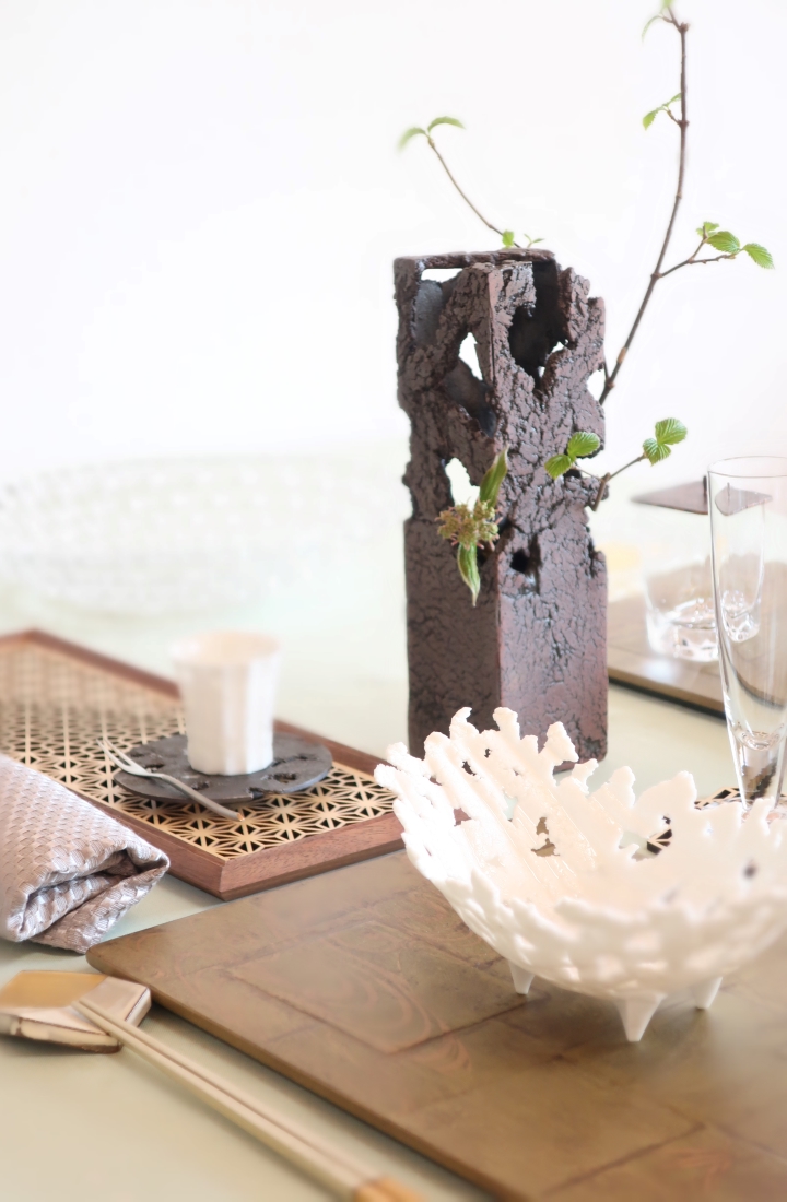 鯖江市まなべの館企画展「花×うつわ×暮らし ‐テーブルをデザインする」