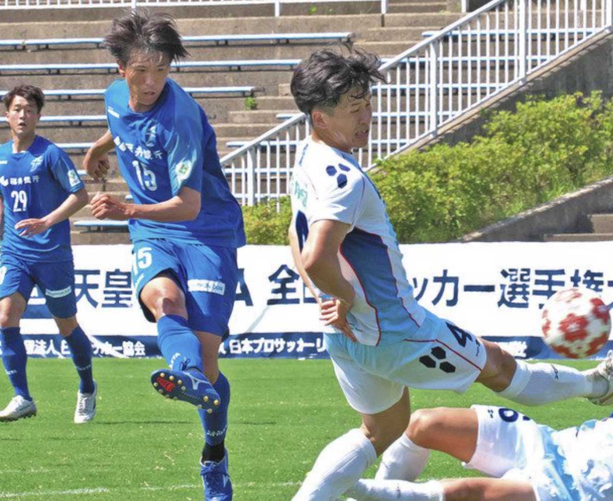 ユナイテッド２回戦へ　天皇杯サッカー　川口に逆転勝ち