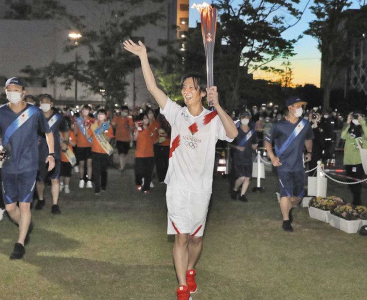 県民　五輪へ期待と夢　聖火リレー県内２日目