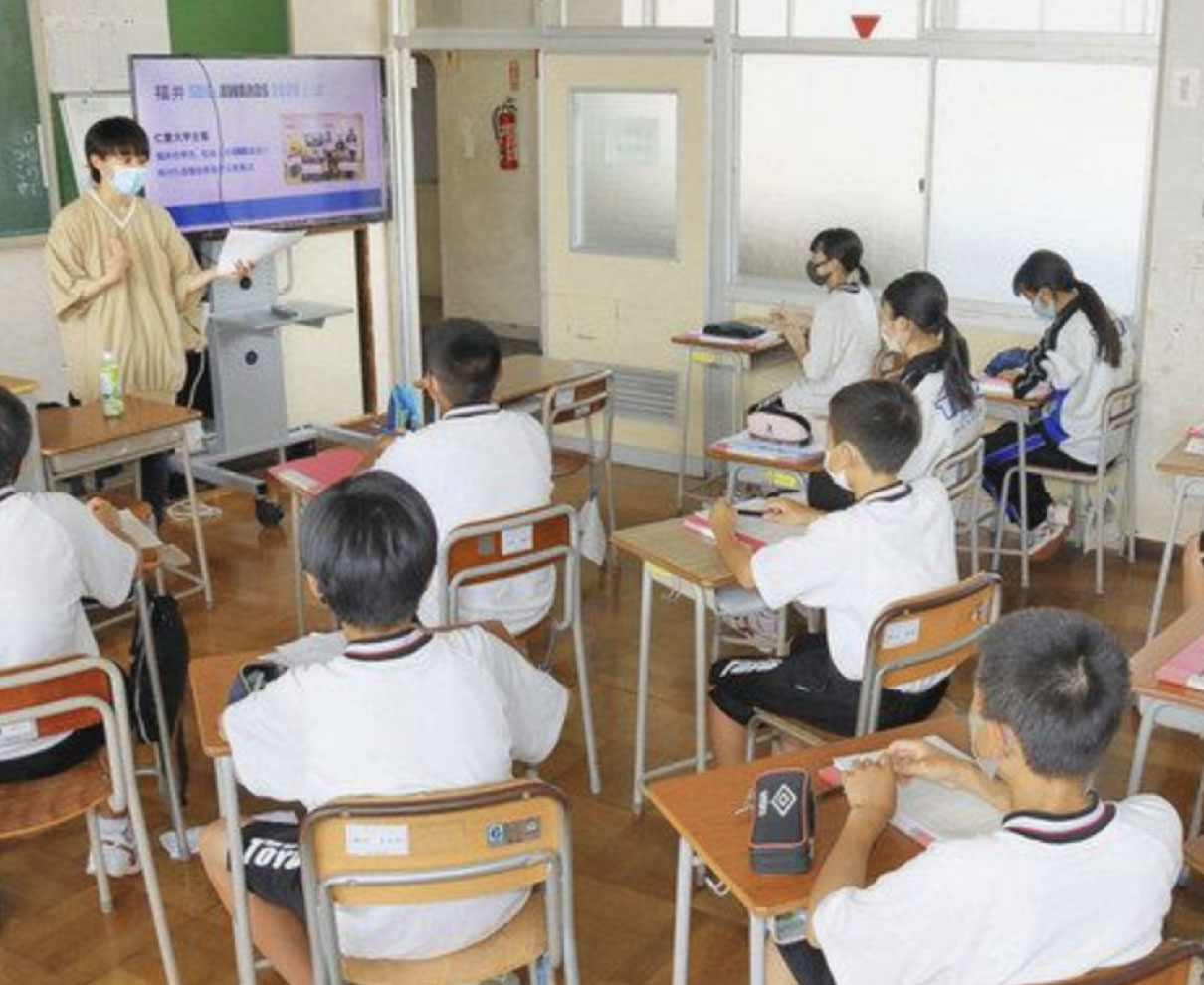 自分事として考えよう　仁愛大生講師に活動学ぶ