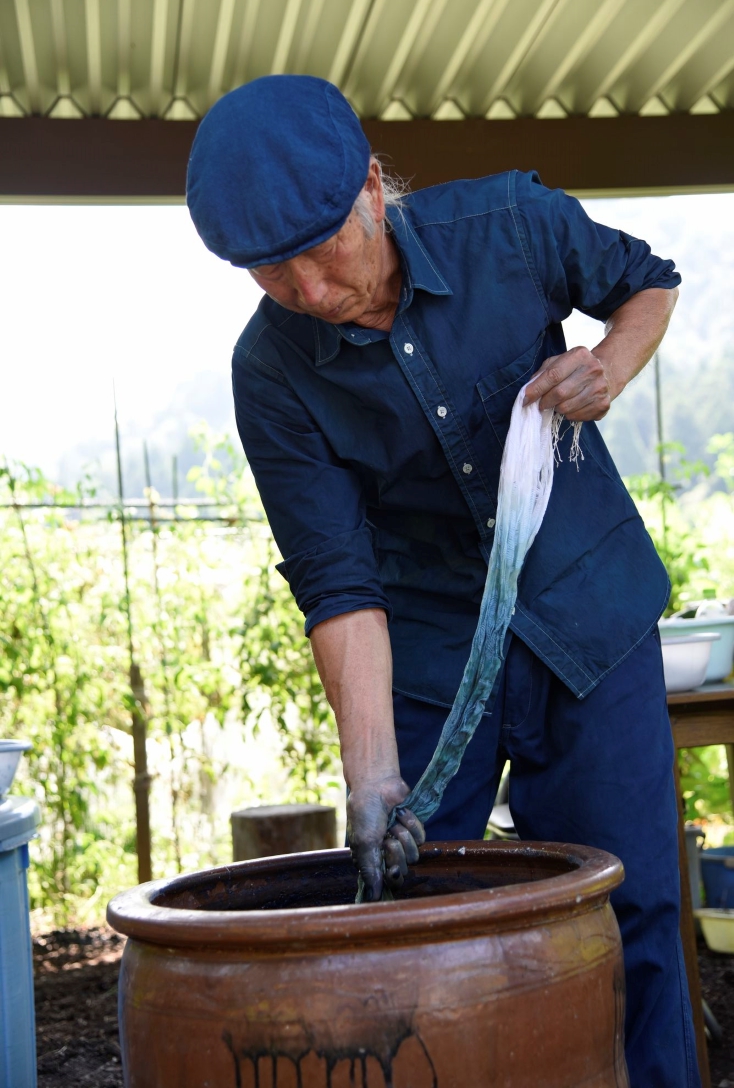 石川雅夫　草木染展　～藍に魅せられて～