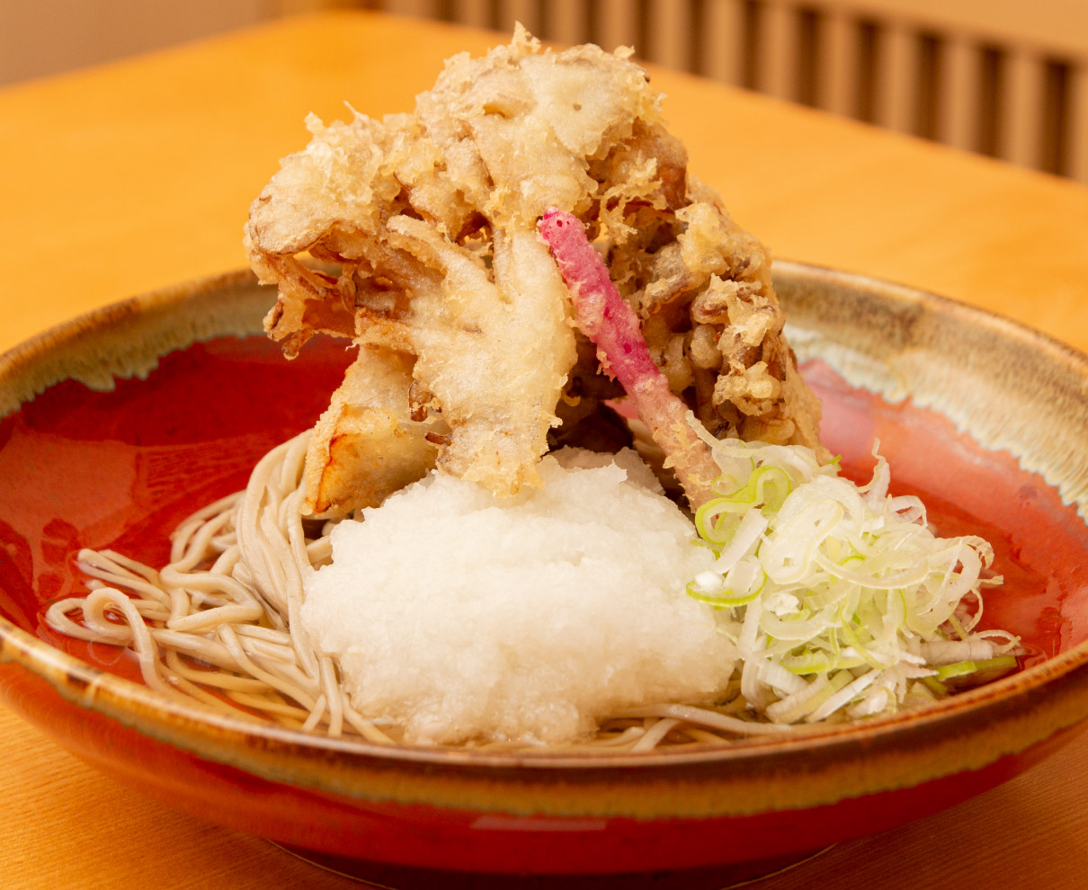 天ぷらと蕎麦の 天籠（てんかご）／福井市