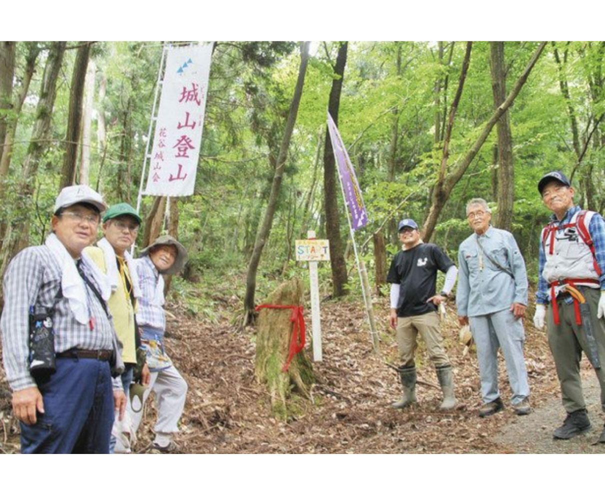 歴史感じる　城山の馬車道　永平寺町　地元団体が整備、開放