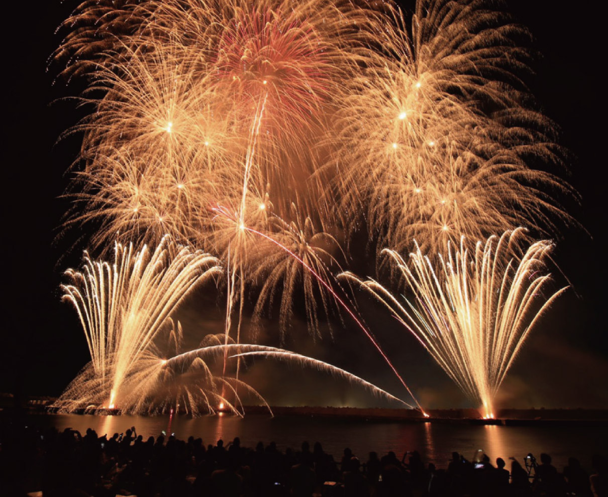 【8/14】越前町・夏の夜空に1979発の花火。『越前華火2021』。クラウドファンディングで開催資金募る