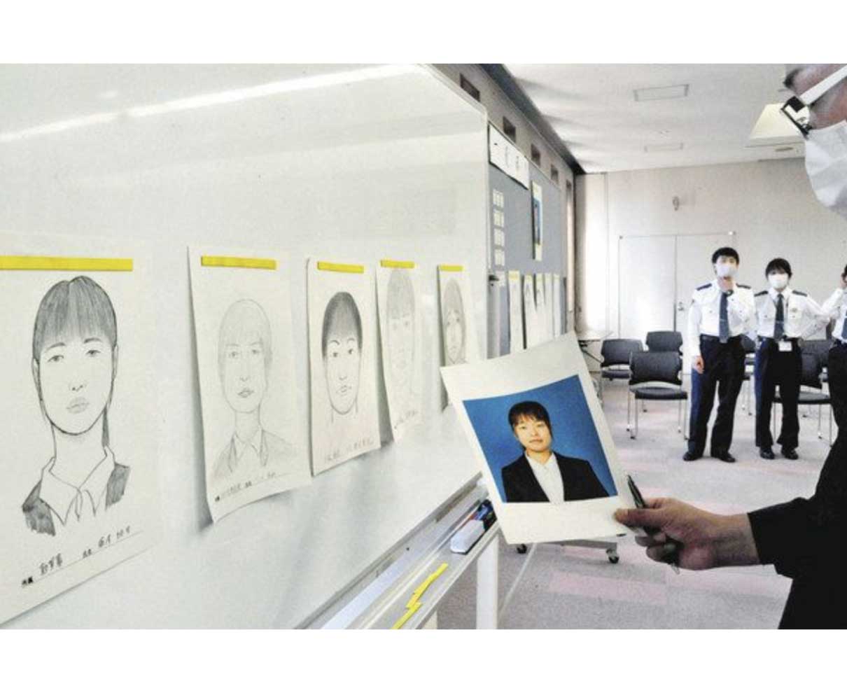 犯人役　顔の特徴捉えた　県警初の似顔絵競技会