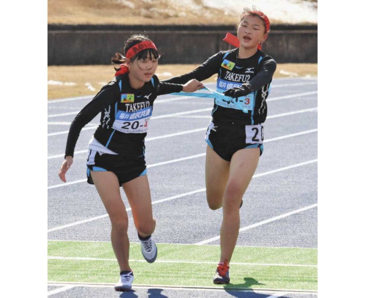 全国中学校駅伝　男子・芦原４４位、女子・武生二４６位