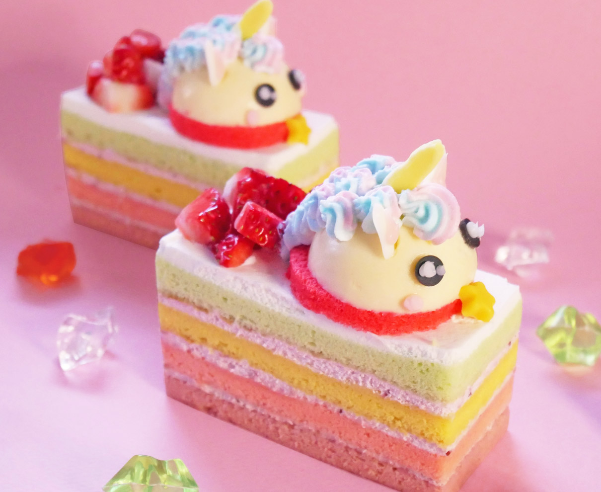 月曜日のおやつは「パティスリー アン・ガトー」のユニコーンのウララちゃん に決まり！