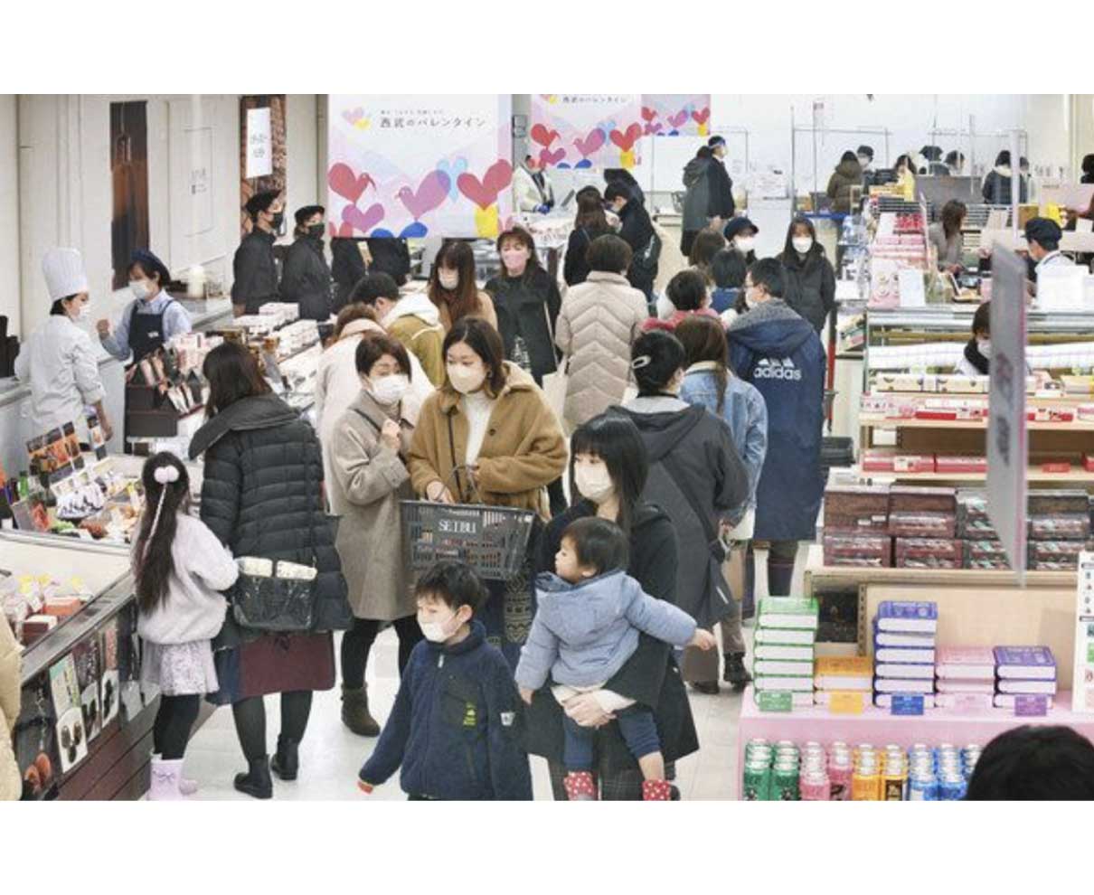 チョコ品定め　西武福井店など