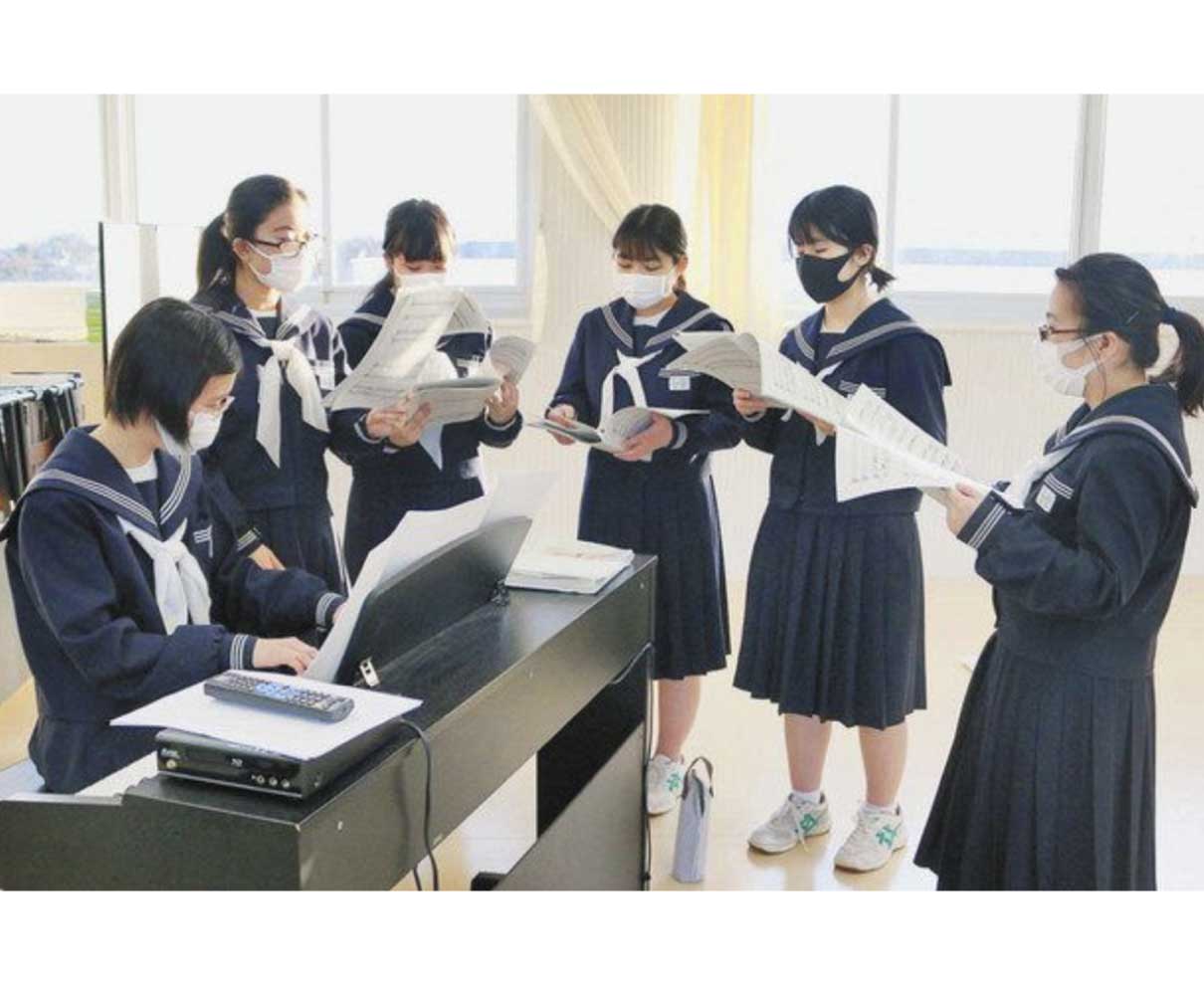 三国中合唱部　足跡残そう　廃部前　２１日ラスト公演　ＯＧヒナタカコさんらも尽力